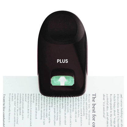 Artikelbild 4 für PLUS JAPAN Klammerloses Heftgerät schwarz, 1 St., Artikelnummer 273504