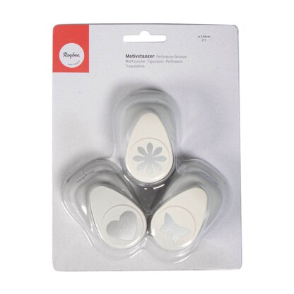 Artikelbild 2 für Rayher Motivlocher Herz/Blume/Schmetterling, 3 St., Artikelnummer 628782