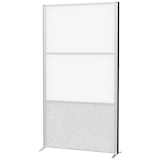 Artikelbild 1 für MAUL Akustik-Trennwand MAULconnecto 9623095, hellgrau, weiß 100,0 x 182,0 cm, 1 St., Artikelnummer 156857