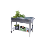 Artikelbild 1 für Garden Pleasure Hochbeet MARIEGOLD Metall silber rechteckig 52,0 x 81,0 cm, 1 St., Artikelnummer 315209