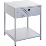 Artikelbild 1 für HAKU Möbel Konsole Nachttisch rechteckig Metall grau 40,0 x 40,0 x 53,0 cm, 1 St., Artikelnummer 339998