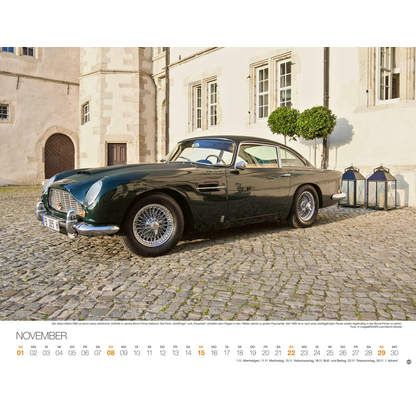 Artikelbild 12 für Heye Monats-Wandkalender LEGENDÄRE AUTOS 2026, 1 St., Artikelnummer 551196