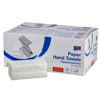 Artikelbild für METRO PROFESSIONAL Papierhandtücher 4384 Zick-Zack-Falzung 1-lagig 20x 250 Tücher, Artikelnummer 801109