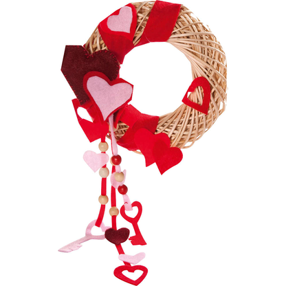 Artikelbild 3 für folia Bastelfilz dunkelrot 10 Bogen, Artikelnummer 816379