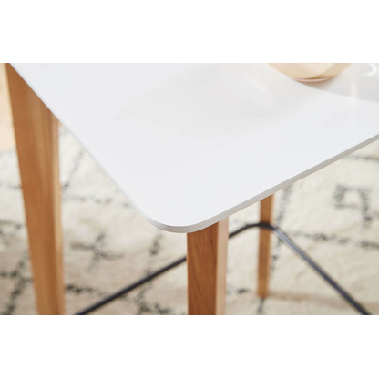 Artikelbild 6 für WOHNLING Stehtisch quadratisch MDF-Platte weiß 60,0 x 60,0 x 110,0 cm, 1 St., Artikelnummer 541132