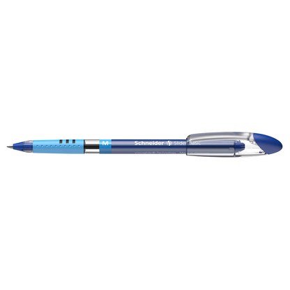 Artikelbild 4 für Schneider Kugelschreiber Slider Basic M blau/transparent, Schreibfarbe: blau, 10 St., Artikelnummer 867333