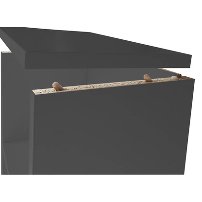 Artikelbild 11 für HAMMERBACHER Aktenregal FlexWall grafit 80,0 x 40,0 x 39,4 cm, 1 St., Artikelnummer 949663