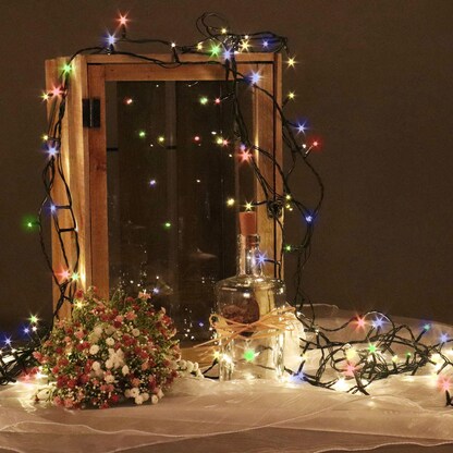 Artikelbild 9 für Idena 200er LED Lichterkette schwarz 27,9 m, 1 St., Artikelnummer 845807