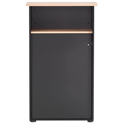 Artikelbild 6 für MÖBELPARTNER Empfangstheke gerade, artisan-eiche, schwarz 65,8 x 44,0 x 110,5 cm, Artikelnummer 172862