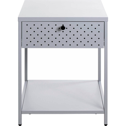 Artikelbild 4 für HAKU Möbel Konsole Nachttisch rechteckig Metall grau 40,0 x 40,0 x 53,0 cm, 1 St., Artikelnummer 339998