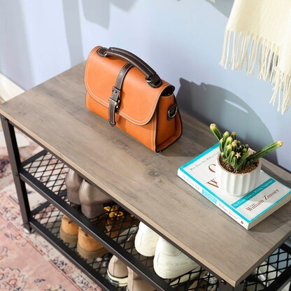 Artikelbild 6 für VASAGLE Schuhbank LBS73MB grau, schwarz Holz 73,0 cm, Artikelnummer 439337