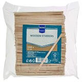 Artikelbild 1 für METRO PROFESSIONAL Einweg-Rührstäbchen, Holz, 1.000 St., Artikelnummer 798719