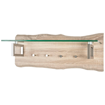 Artikelbild für HAKU Möbel Wandgarderobe 32165 braun Holz 4 Haken 75,0 x 29,0 cm, Artikelnummer 552283