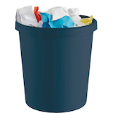 Artikelbild 1 für helit the green german Papierkorb 18,0 l blau, 1 St., Artikelnummer 823712