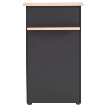 Artikelbild 8 für MÖBELPARTNER Empfangstheke gerade, artisan-eiche, schwarz 65,8 x 44,0 x 110,5 cm, Artikelnummer 172862