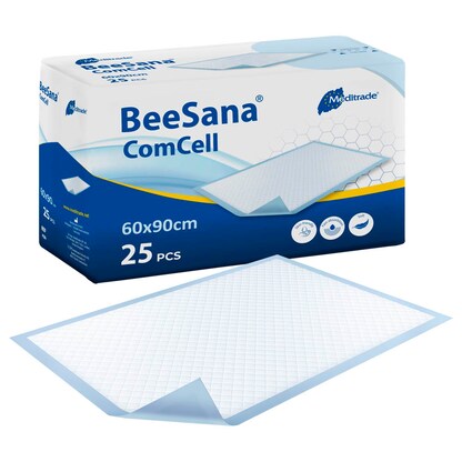Artikelbild für Meditrade® Einweg-Betteinlagen BeeSana® ComCell 1-lagig weiß, 25 St., Artikelnummer 565479
