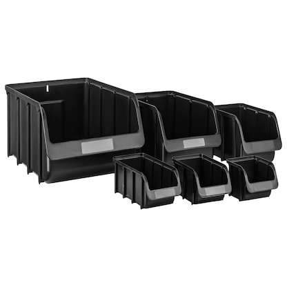 Artikelbild 2 für hünersdorff Sichtlagerkasten 7,1 l schwarz, Artikelnummer 677759