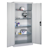 Artikelbild 1 für CP Stahlschrank 8921-052 S10244 lichtgrau 4 Fachböden 93,0 x 50,0 x 195,0 cm, aufgebaut, 1 St., Artikelnummer 150868