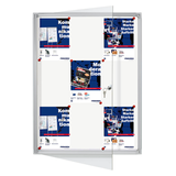 Artikelbild 1 für FRANKEN Schaukasten X-tra!Line silber 9x DIN A4 73,0 x 3,5 x 98,0 cm, 1 St., Artikelnummer 534077