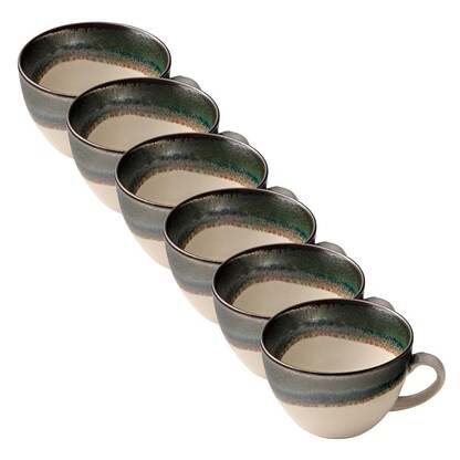 Artikelbild für HEART & SOUL Kaffeetassen Perfect Match Avocado grün 0,34 l, 6 St., Artikelnummer 109437