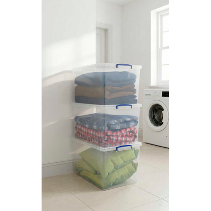 Artikelbild 6 für Really Useful Box Aufbewahrungsboxen 3x 83,0 l transparent 44,0 x 69,5 x 36,8 cm, 3 St., Artikelnummer 751986