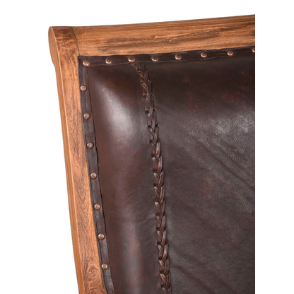 Artikelbild 5 für Garden Pleasure Sessel mit Hocker BAHIA braun, dunkelbraun mahagoni natur Holz, 1 Set, Artikelnummer 796106