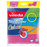 Artikelbild 1 für vileda Colors MULTI PACK Mikrofasertücher 60 °C waschbar, 4 St., Artikelnummer 324689