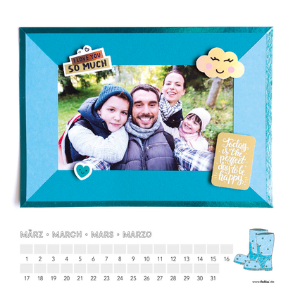 Artikelbild 3 für folia Kalender zum Selbstgestalten 23,0 x 24,0 cm jahresunabhängig, 1 St., Artikelnummer 273117