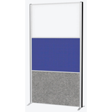 Artikelbild 1 für MAUL Akustik-Trennwand MAULconnecto 9651695, blau, dunkelgrau, weiß 100,0 x 182,0 cm, 1 St., Artikelnummer 156798