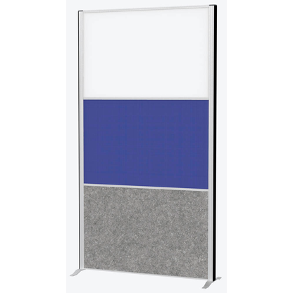 Artikelbild für MAUL Akustik-Trennwand MAULconnecto 9651695, blau, dunkelgrau, weiß 100,0 x 182,0 cm, 1 St., Artikelnummer 156798