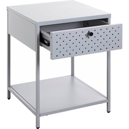 Artikelbild 3 für HAKU Möbel Konsole Nachttisch rechteckig Metall grau 40,0 x 40,0 x 53,0 cm, 1 St., Artikelnummer 339998