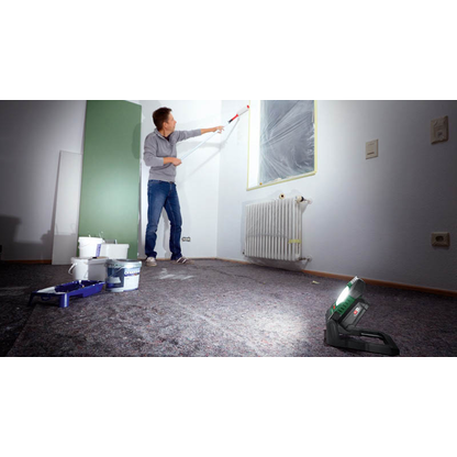 Artikelbild 5 für BOSCH Home & Garden UniversalWorkLight 18V-2100 LED Baustrahler grün, schwarz, Artikelnummer 467278