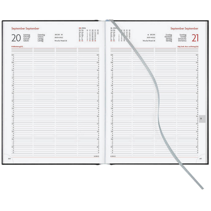 Artikelbild 3 für Lediberg Reservierungsbuch Tagesplaner 2026 schwarz, 1 St., Artikelnummer 551004