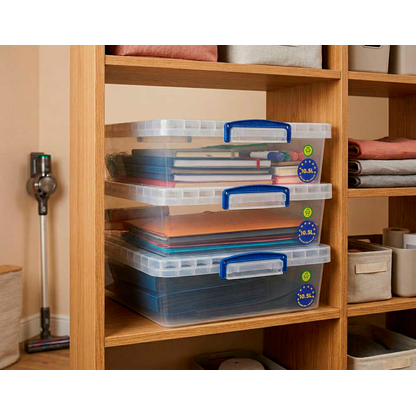 Artikelbild 6 für Really Useful Box Aufbewahrungsboxen 3x 10,5 l transparent 38,3 x 46,0 x 11,3 cm, 3 St., Artikelnummer 751947