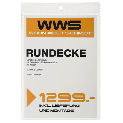 Artikelbild für DURABLE Dokumentenschutzfolien transparent A5, 100 St., Artikelnummer 510271