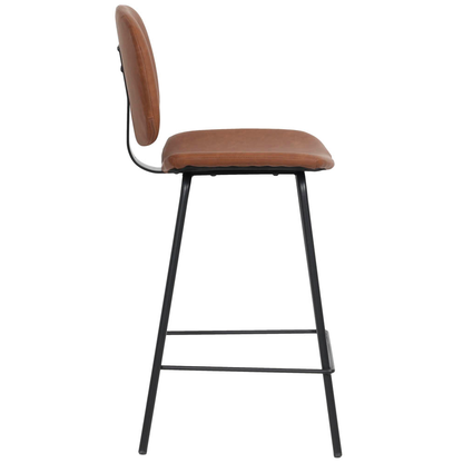 Artikelbild 4 für meet powered by PAPERFLOW Barhocker VINTAGE THVINX2.01.16 braun Kunstleder, 2 St., Artikelnummer 637907