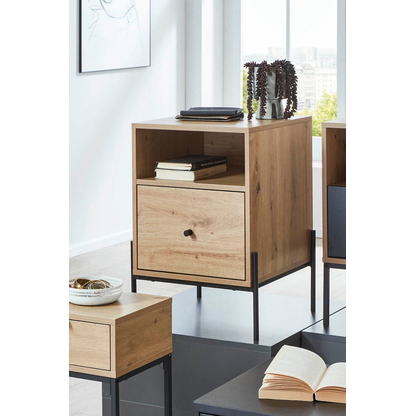 Artikelbild 5 für HAKU Möbel Konsole Nachttisch rechteckig MDF-Platte eiche 45,0 x 47,0 x 60,0 cm, 1 St., Artikelnummer 340079