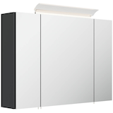 Artikelbild 1 für POSSEIK Spiegel mit Beleuchtung 90 grafit 90,0 x 17,0 x 62,0 cm, Artikelnummer 667768