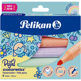 Artikelbild 1 für Pelikan Colorella Pastell 411 Filzstifte farbsortiert, 6 St., Artikelnummer 402554