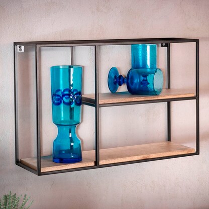 Artikelbild 6 für WOHNLING Wandregal mango, schwarz 60,0 x 18,0 x 40,0 cm, 1 St., Artikelnummer 208649