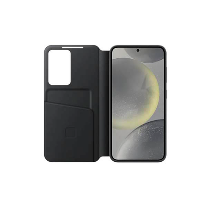 Artikelbild für SAMSUNG Smart View Wallet Handyhülle für SAMSUNG Galaxy S24 schwarz, Artikelnummer 297418