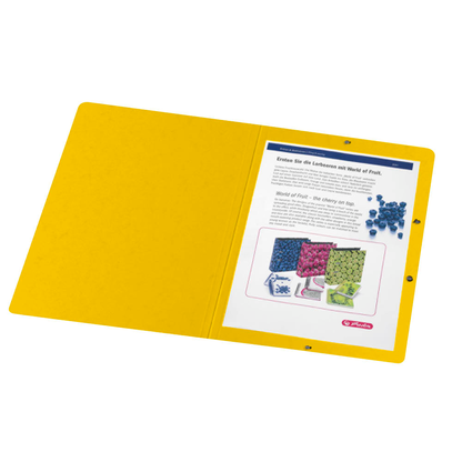 Artikelbild 3 für herlitz Eckspanner easy orga DIN A4 gelb, 5 St., Artikelnummer 687939