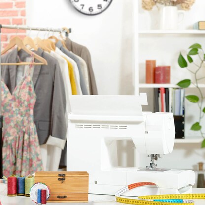 Artikelbild 6 für relaxdays Nähkästchen braun, 1 St., Artikelnummer 643983