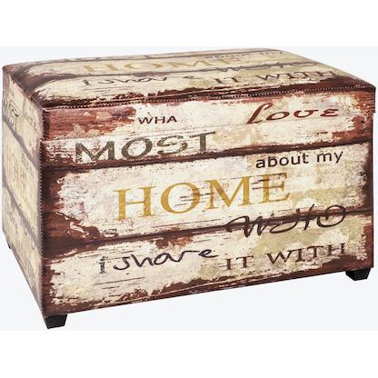 Artikelbild 4 für HAKU Möbel Sitztruhe 52922 Motiv Schriftzug Holz 58,0 cm, Artikelnummer 192528