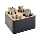 Artikelbild 1 für APS Besteckhalter braun, schwarz, 1 St., Artikelnummer 194476