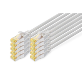 Artikelbild 1 für DIGITUS RJ45-Stecker/RJ-45 Stecker Netzwerkkabel DK-1644-A-010-10 1,0 m grau, 10 St., Artikelnummer 382406