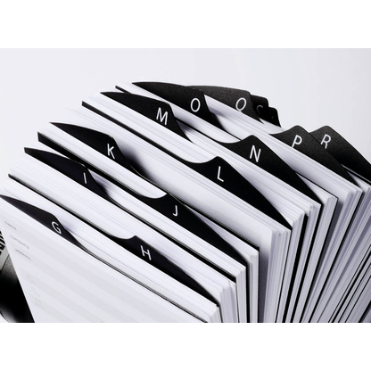 Artikelbild 6 für DURABLE Telefon-/Adress-Rollkartei Telindex silber, für 500 Adress,- Telefonkarten, Artikelnummer 134452