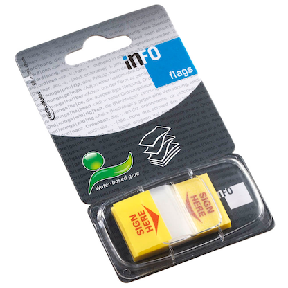 Artikelbild für inFO Haftmarker gelb 