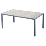 Artikelbild 1 für Garden Pleasure Gartentisch Olivia anthrazit, hellgrau rechteckig 150,0 x 90,0 x 72,0 cm, Artikelnummer 231365