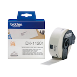 Artikelbild 1 für brother Etikettenrolle für Etikettendrucker DK11201 weiß, 29,0 x 90,0 mm, 1 x 400 Etiketten, Artikelnummer 639161